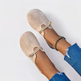 Nadine | Orthopaedic Flats with a Knotted Cord Detail