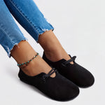 Nadine | Orthopaedic Flats with a Knotted Cord Detail
