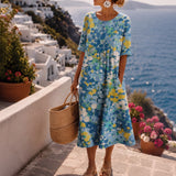 Remy | Vintage Floral Midi Dress