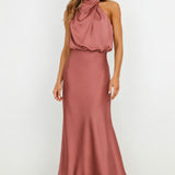 Allie | Evening Dress with Flowy Skirt