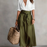 Camilla | Tie-Waist Midi Set