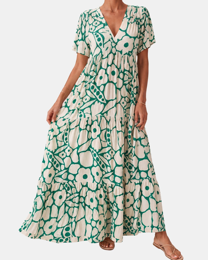 Clara | Elegant Women's Bohemian Maxi Dress