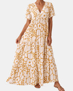 Clara | Elegant Women's Bohemian Maxi Dress