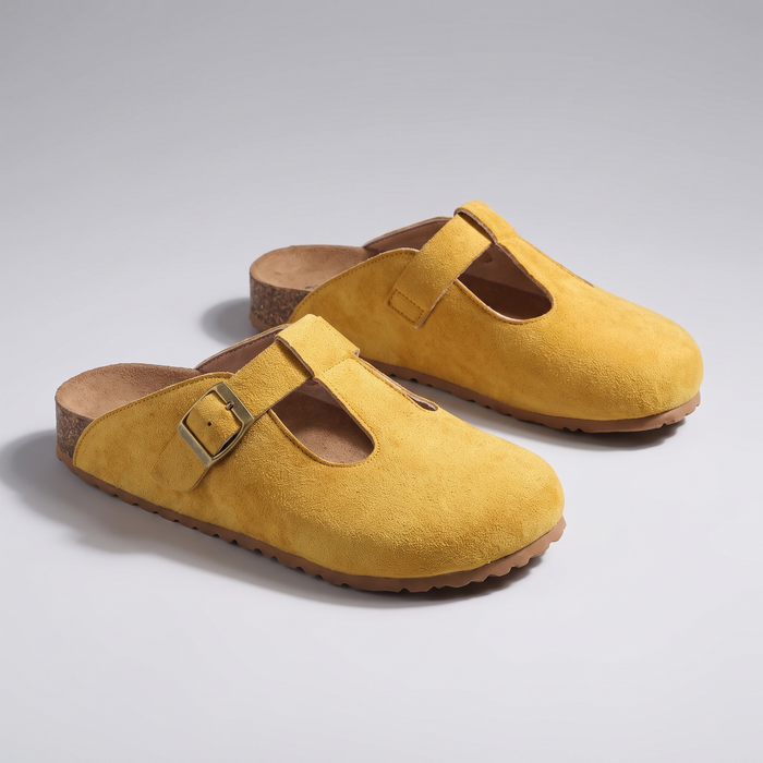 Tania | Slip-On Clogs with a Buckle Strap