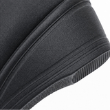 Winifred | Wide Round-Toe Comfort Wedge Pumps