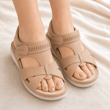 Clementine | Orthopaedic Wedge Sandals with Twin Straps
