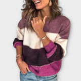 Colourblock Patchwork Jumper