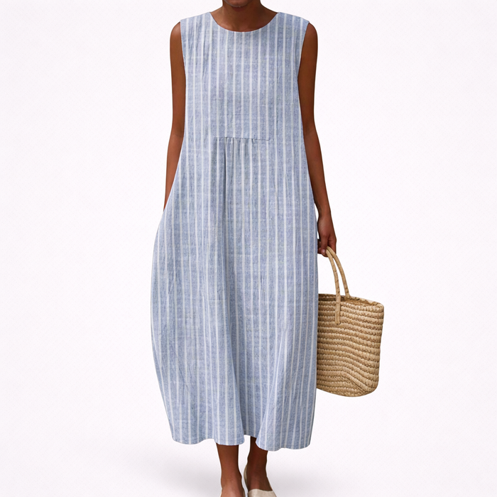 Coral | Women's Sleeveless Summer Dress
