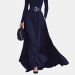 Cordelia | High-Neck Knit Maxi Dress