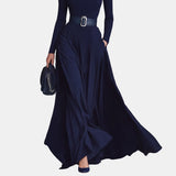 Cordelia | High-Neck Knit Maxi Dress