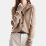 Cream Buttoned Cardigan