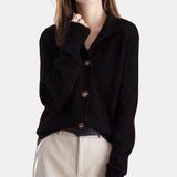 Cream Buttoned Cardigan
