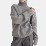 Cream Chunky Turtleneck Jumper