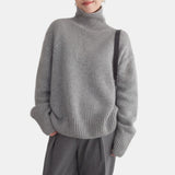 Cream Chunky Turtleneck Jumper
