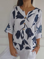 Nova | Floral V-Neck Blouse