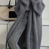 Long Cardigan with Pockets