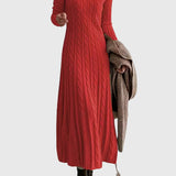 Noreen | Long Cable-Knit Dress