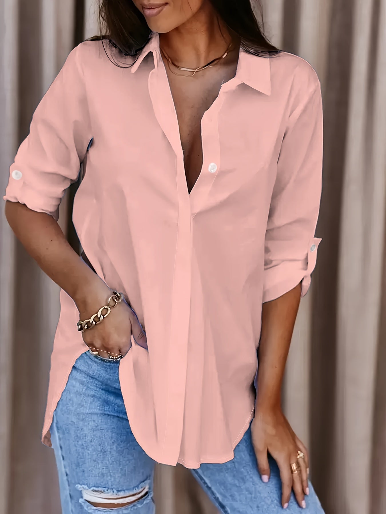 Octavia | Relaxed Classic-Collar Shirt