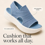 Soleva | Knit Platform Comfort Sandals