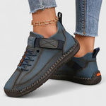 Robin | Orthopaedic Stitched Sneakers with a Strap and Laces