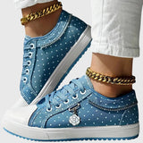 Albertine | Orthopaedic Sneakers with Embroidered Panels
