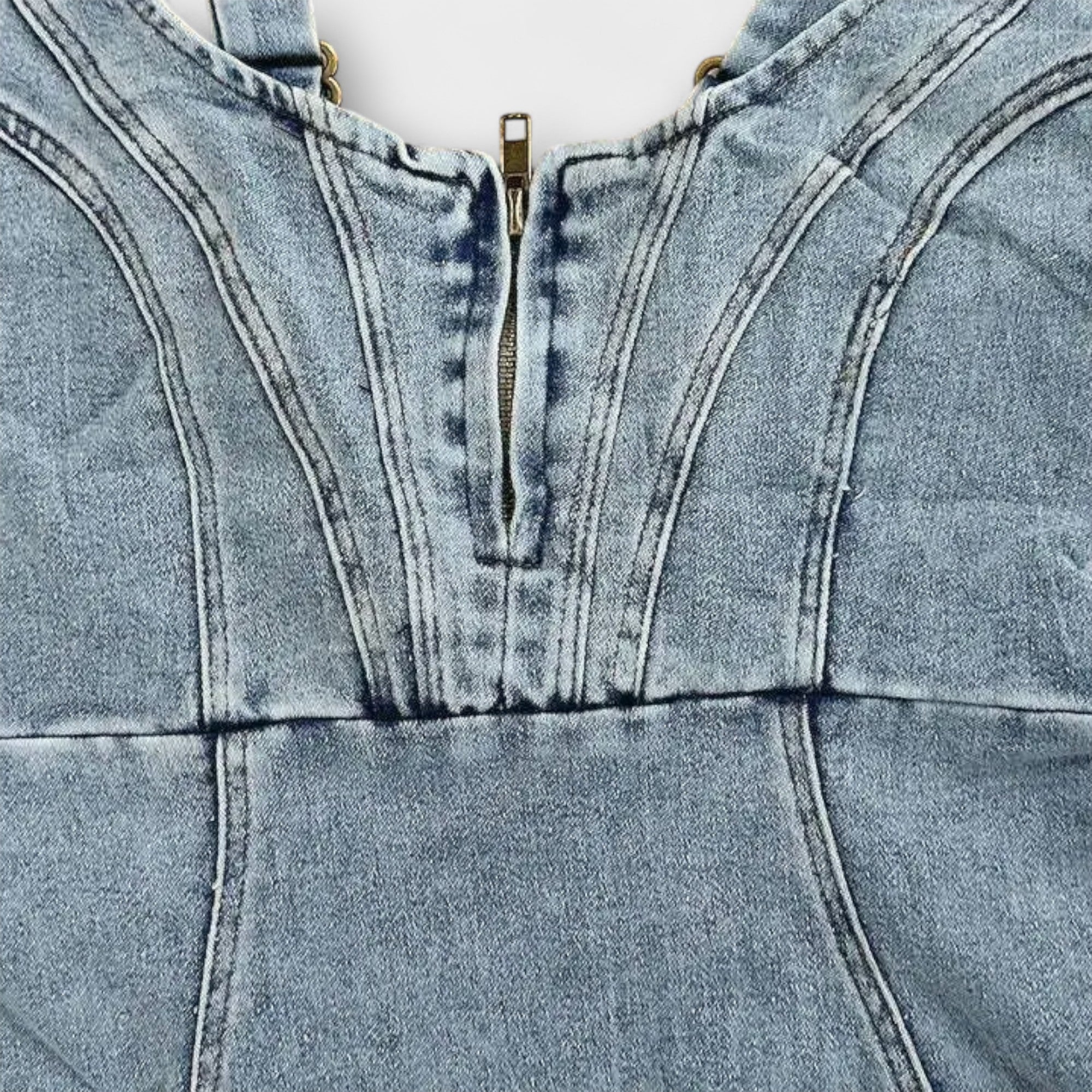 Anna | Denim Dress with Adjustable Straps