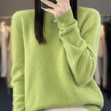 Sage Round-Neck Jumper