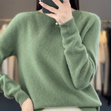 Sage Round-Neck Jumper