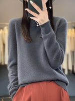 Sage Round-Neck Jumper