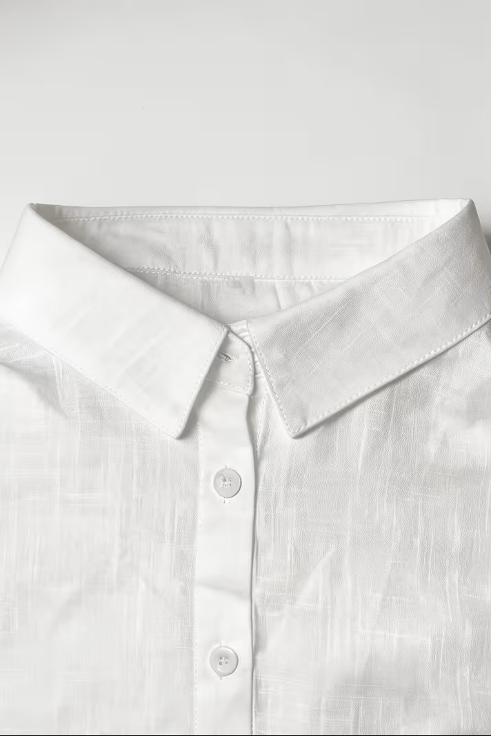 Renata | Turn-Down Collar Long-Sleeve Shirt