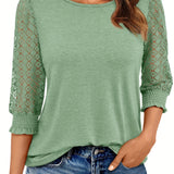 Beatriz | Elegant Blouse with Openwork Sleeves