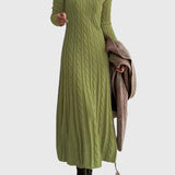Noreen | Long Cable-Knit Dress