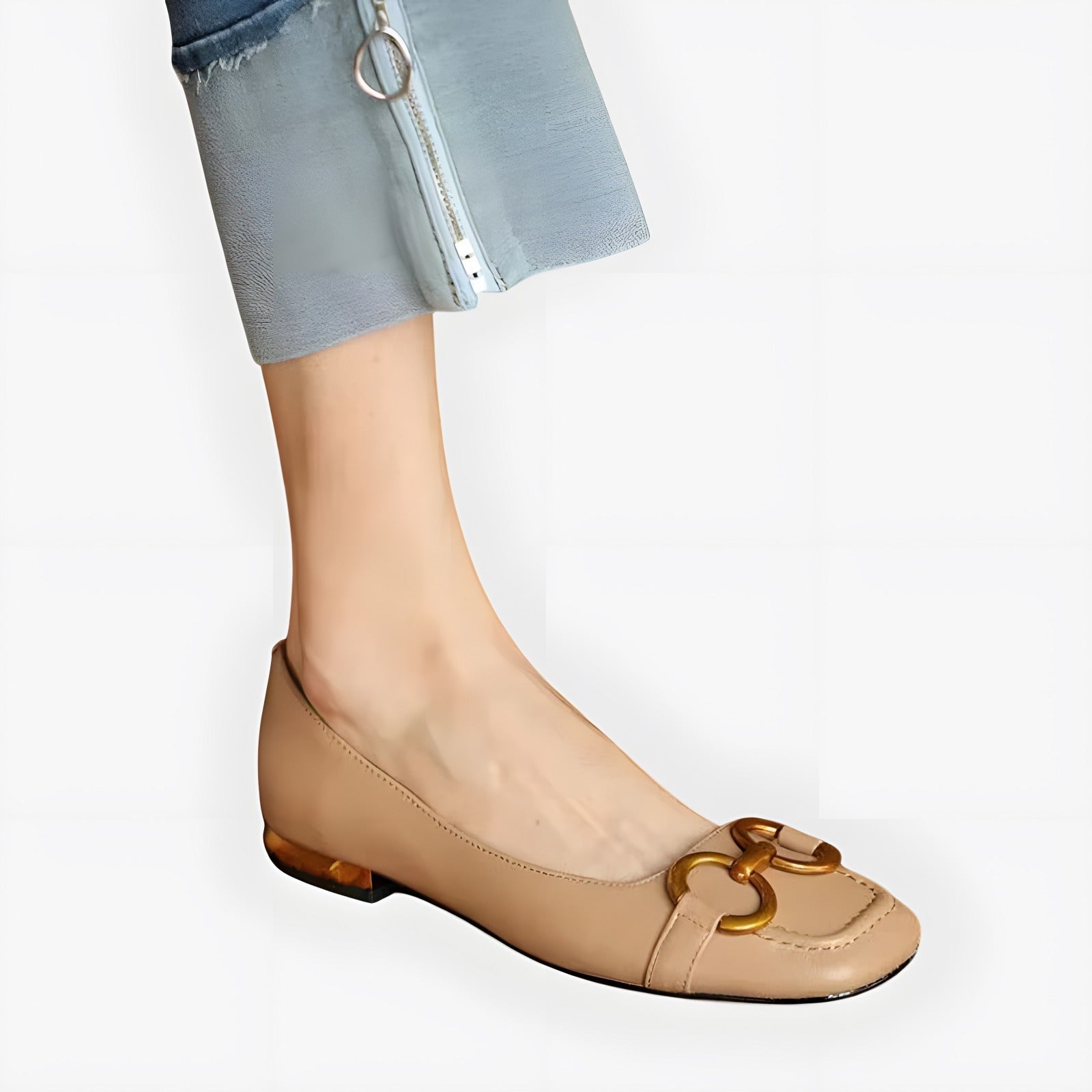 Ingrid | Women's Elegant Orthopaedic Sandals Khaki, photo studio