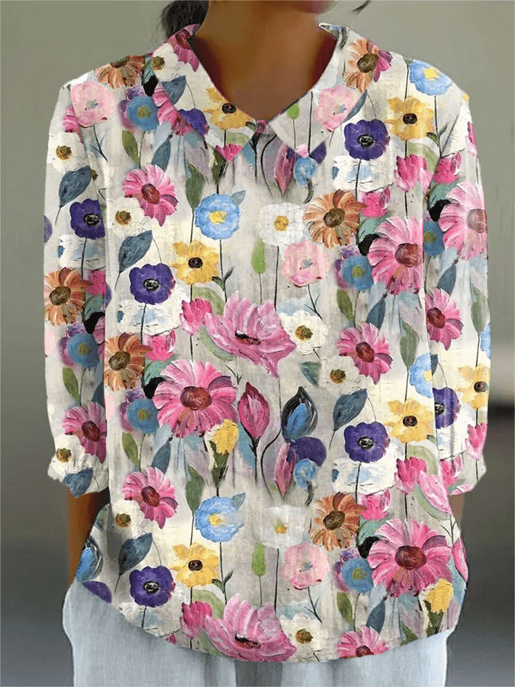 One blouse, from coffee to dinner.