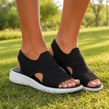 Soleva | Knit Platform Comfort Sandals