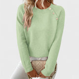 Asymmetric Button Jumper