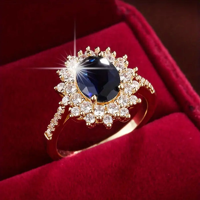 Blathnaid | Sapphire Statement Ring