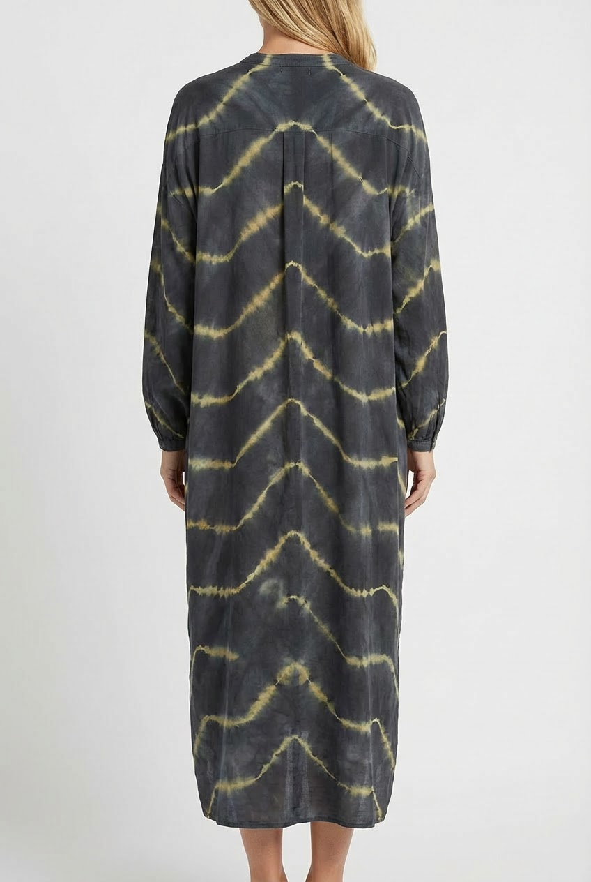 Elegant Striped Boho Maxi Dress