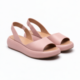 Glenda | Platform Slingback Sandals with a Wide Front Strap