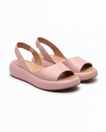 Glenda | Platform Slingback Sandals with a Wide Front Strap