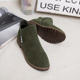 Mary | Ankle Boots with a Low Block Heel and Side Zip