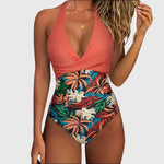 Elegant Low-Neck Swimsuit