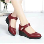 Ariane | Comfort Wedge Shoes with a Buckle Strap