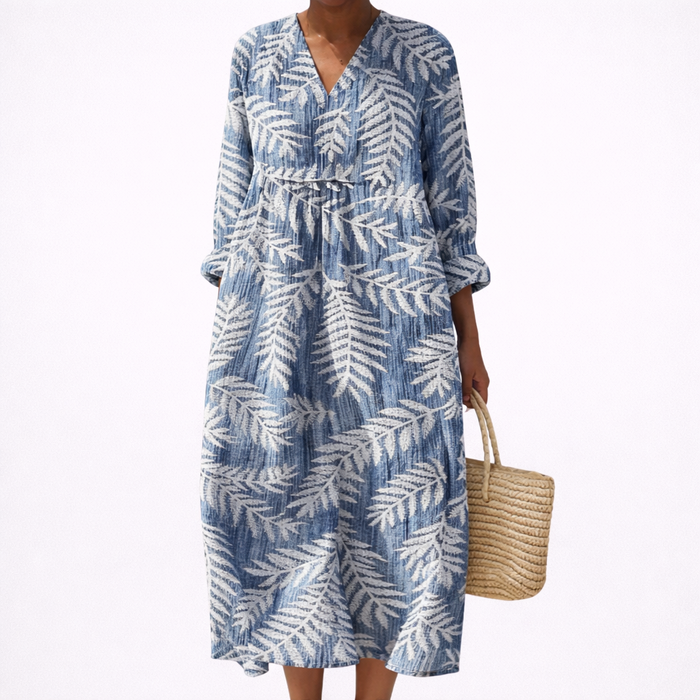 Eileen | Women's Flattering Printed Summer Dress