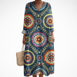 Elise | Women's Flattering Printed Summer Dress