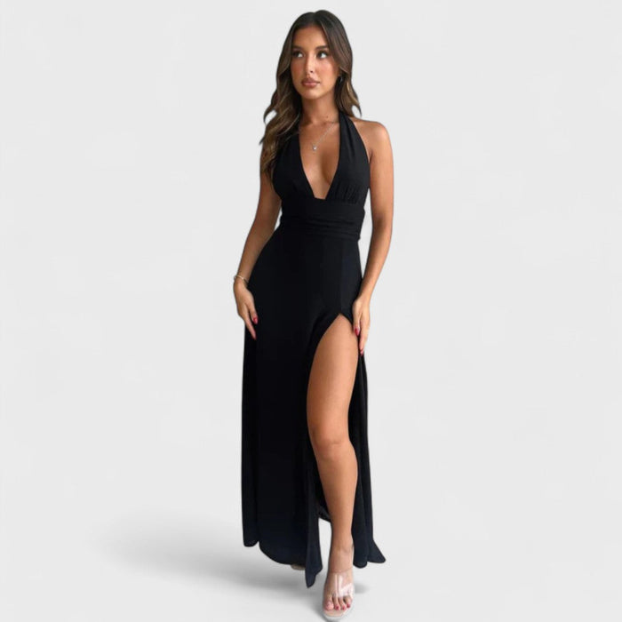 Ellen | Adjustable Strap Summer Maxi Dress