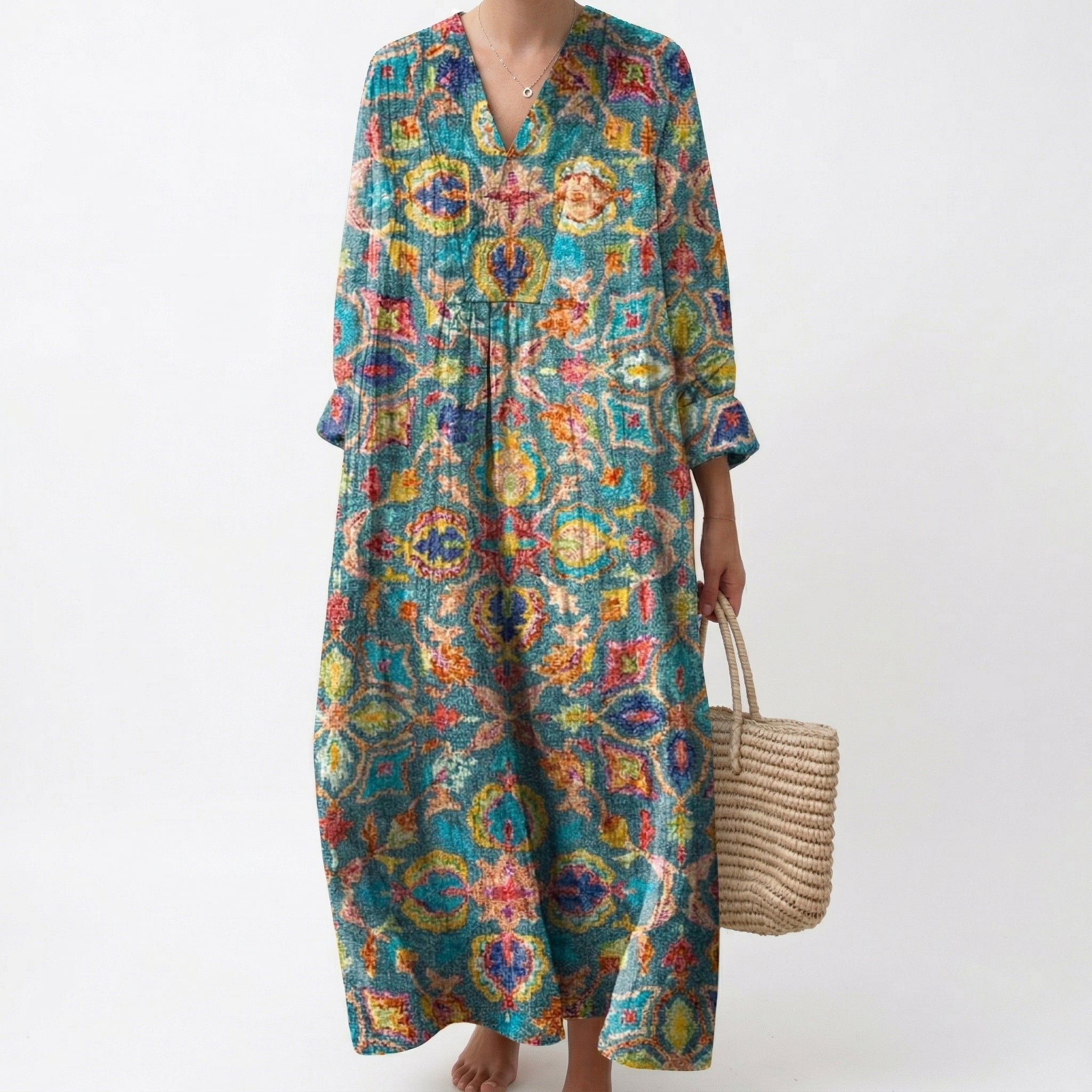 Elsa | Women's Flattering Printed Summer Dress