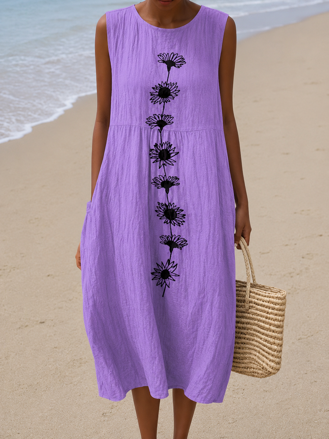 The Cordelia Midi Dress Multicolor, photo studio
