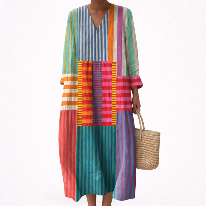 Emmeline | Women's Flattering Printed Summer Dress
