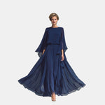 Emmy | Ruffled Chiffon Maxi Dress